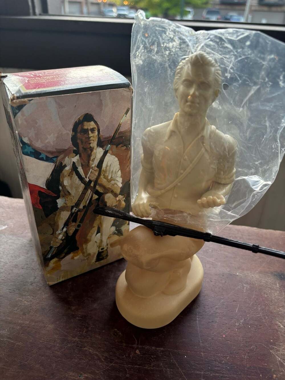 Vintage Avon Minuteman Decanter Wild Country After Shave With Box